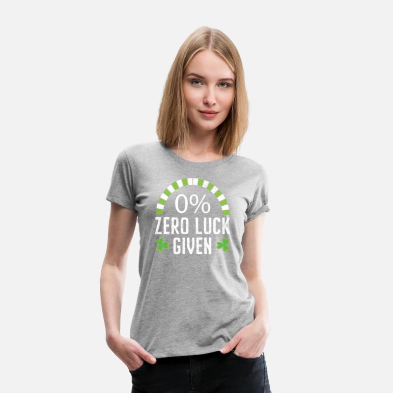 Zero Luck Given St. Patricks Day Irish Shamrock
