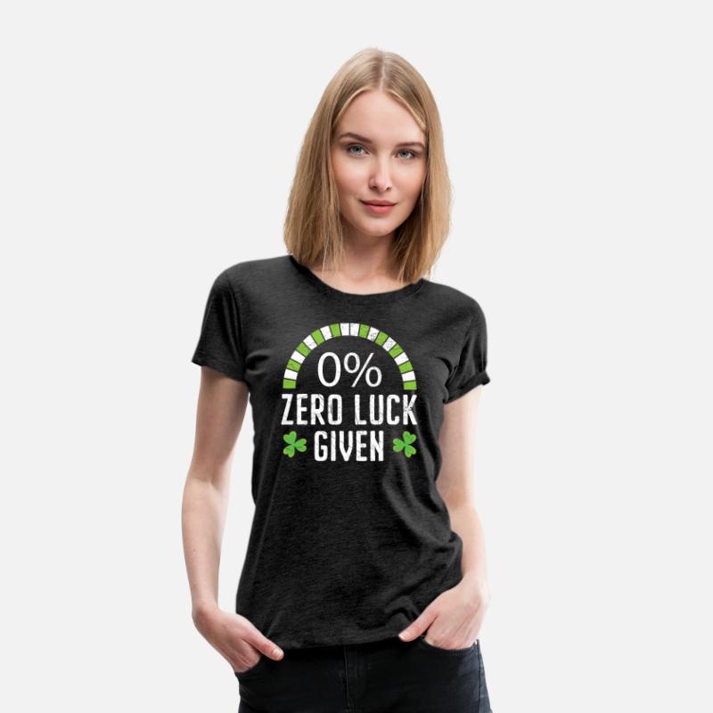 Zero Luck Given St. Patricks Day Irish Shamrock