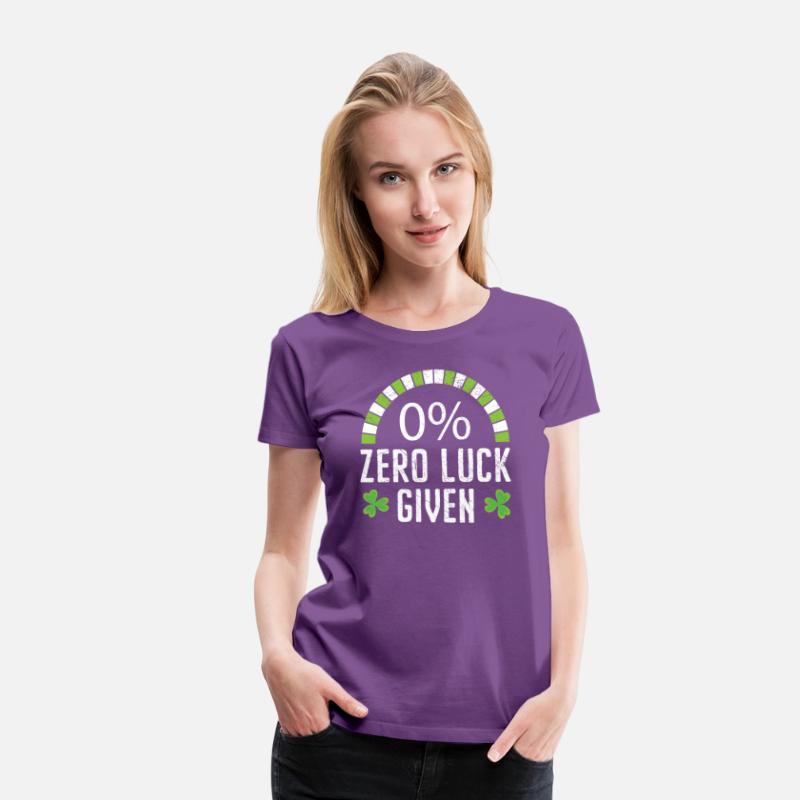 Zero Luck Given St. Patricks Day Irish Shamrock
