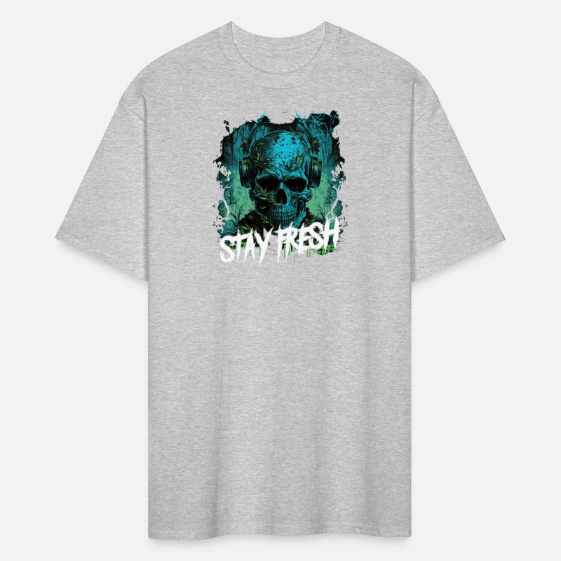 Zombie skull Disc Jockey