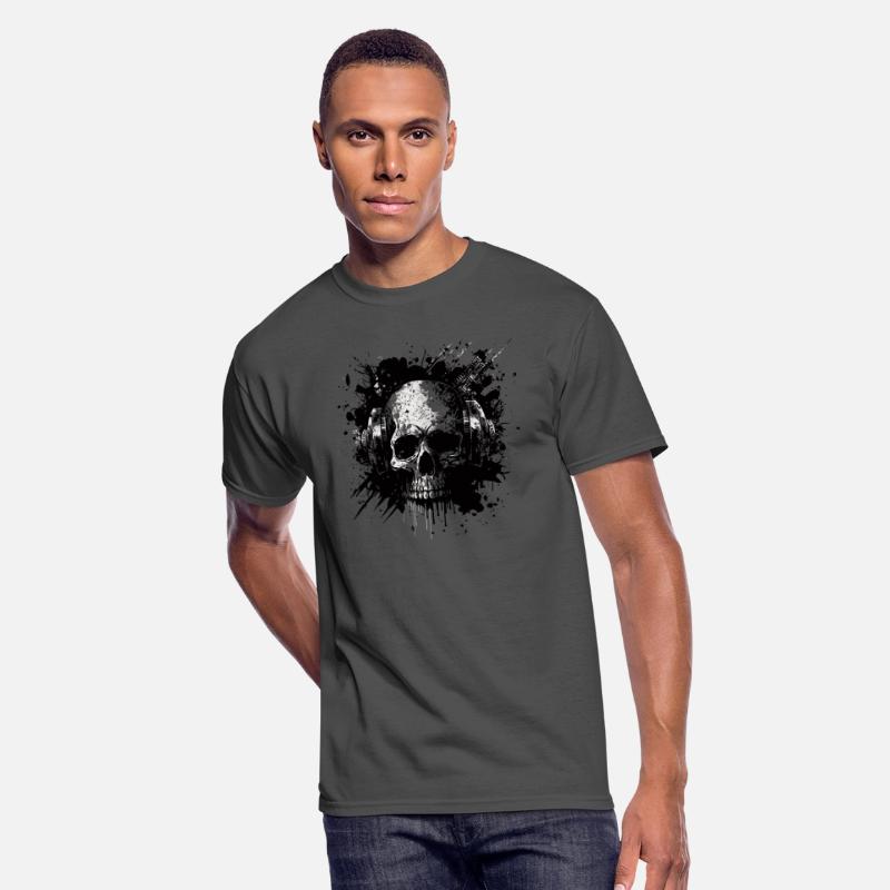 Zombie skull dj